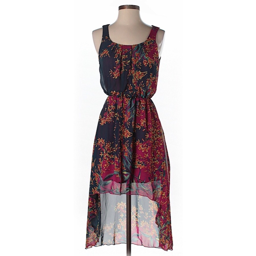 Pink Owl High Low Floral Dress